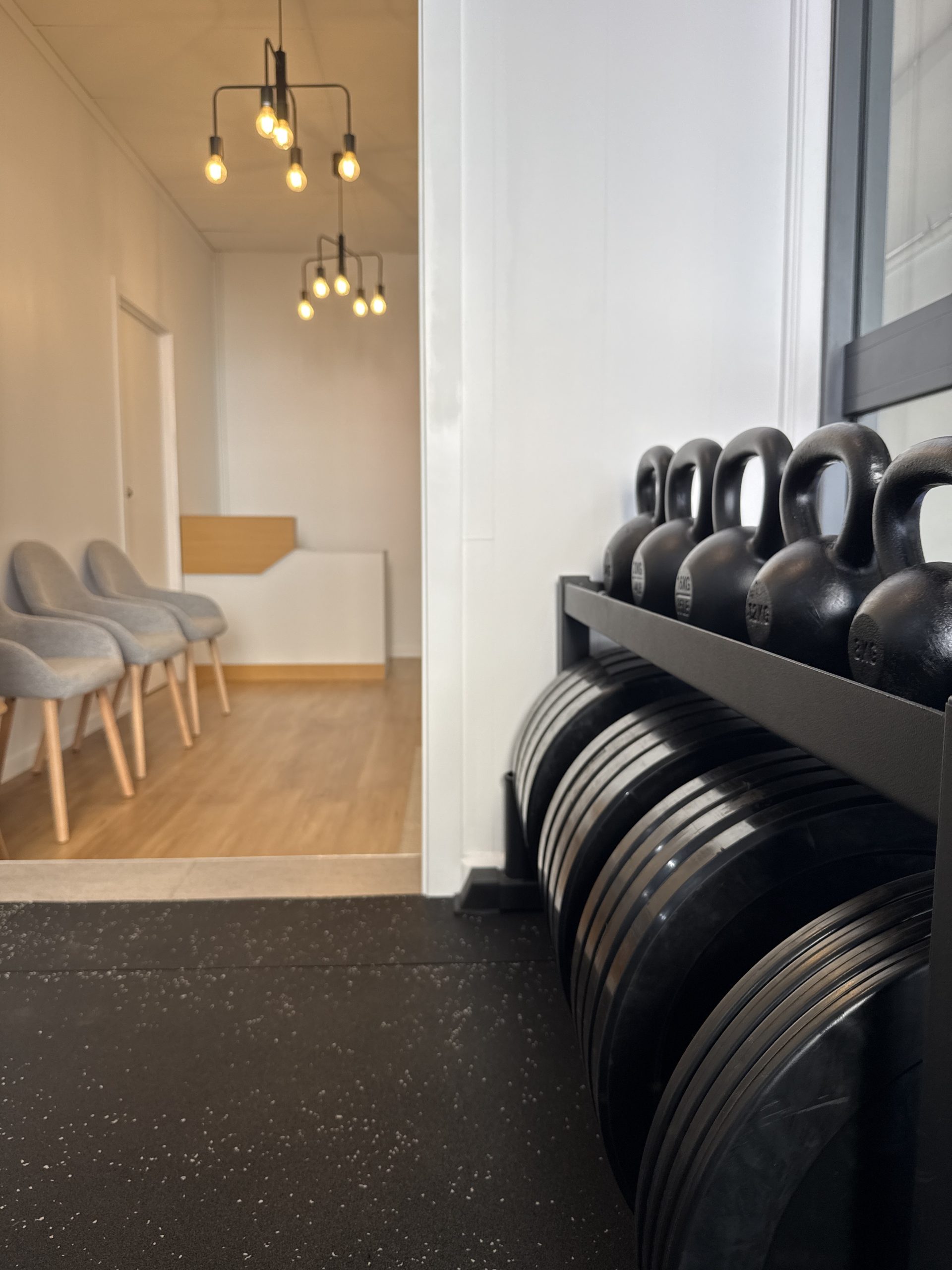 Reception at chiropractic clinic in Caloundra